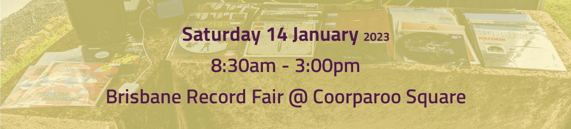 First Brisbane Record Fair 2023 cover image
